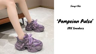 ‘Pompeian Pulse’ X9X Sneakers  SwagChic [upl. by Valaree]