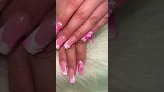 Lovely Nails full set😍 fypvideo nails nailart fypシ゚viral kacrinails salvadoreña [upl. by Annail]