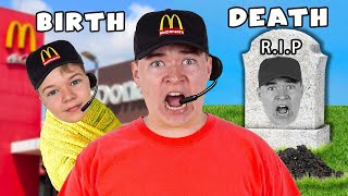 BIRTH TO DEAD OF BEN FROM CRAFTY HACKS THE BEST MC DONALDS SELLER BY CRAFTY HACKS PLUS [upl. by Ledeen]