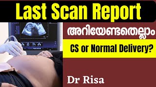 Pregnancy Last Scan Report Malayalam  9 Month Scan [upl. by Assele241]