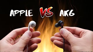 Samsung AKG Wired Earbuds vs Apple Wired Earbuds  Comparing the Best Wired Earbuds in Mid2020 [upl. by Rosemary]