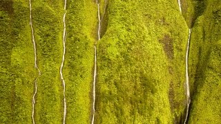 Mount Waialeale  Kauai  Hawaii  USA  shield volcano with substantial rainfall and waterfalls [upl. by Aelram]