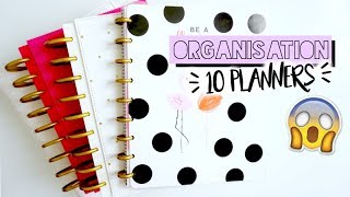 Comment je morganise avec 10 planners  ORGANISATION [upl. by Treble]