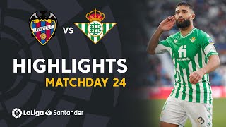 Resumen de Levante UD vs Real Betis 24 [upl. by Arabeila933]