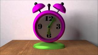 Alarm Clock Animation First Animation [upl. by Veronike]