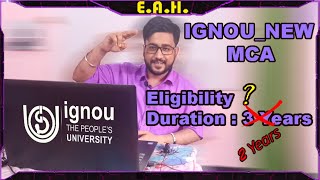 IGNOU NEW MCA  Eligibility Criteria  Duration  2021  All Details Hindi [upl. by Babb]