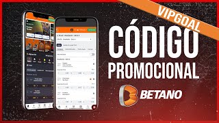 CÓDIGO PROMOCIONAL BETANO Use VIPGOAL e aproveite até R 1000 de bônus [upl. by Linskey]