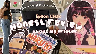 My Epson L3150 printer Honest review QnA vinyl sticker printing print issues and more review [upl. by Ynetsed]