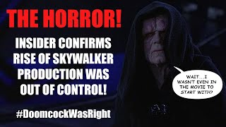 Star Wars Leak  Rise of Skywalker Production Was A Disaster Says Insider [upl. by Ruscio]