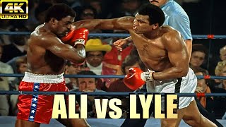 Muhammad Ali vs Ron Lyle  KNOCKOUT Legendary Boxing Fight  4K Ultra HD [upl. by Hedgcock559]