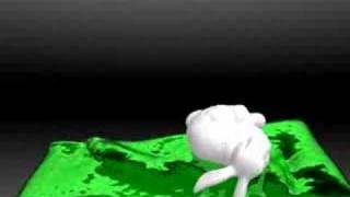 Particlebased Viscoelastic Fluid Simulation [upl. by Danzig99]