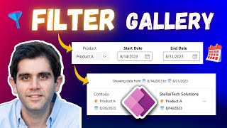 How to apply Multiple Filters to Power Apps Gallery Dates Ranges amp More 📅🎯 [upl. by Noellyn]