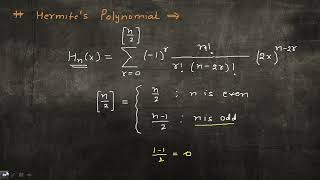 Hermite Differential Equation  Hermite Polynomial  Mathematical Physics [upl. by Pedroza]