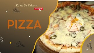 Recept za najbolju domacu picu kao iz picerije🍕pizza🍕Recipe for the best homemade pizza [upl. by Cornelia]