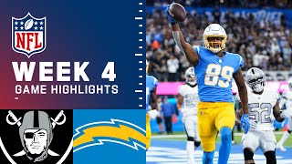 Raiders vs Chargers Week 4 Highlights  NFL 2021 [upl. by Aenal]