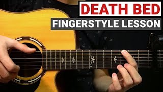 Powfu  Death Bed  Fingerstyle Guitar Lesson Tutorial How to Play [upl. by Cullan]