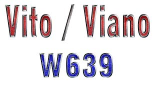 VitoViano W639  Electric motor clutch system Cooling system underfloor protection [upl. by Major]