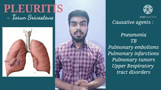 PleuritisPleurisy Short and easy explanation in Hindi [upl. by Norabel]