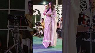 Telangana Tejupriya LIVE Singing  Podusthunna Poddumeeda Song  TRameshwar Goud Birthday Party [upl. by Tasia]