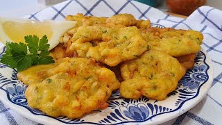 Tortitas de langostinos o gambas para SEMANA SANTA [upl. by Ansaev]