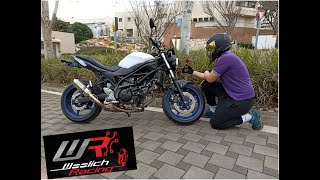 SV650A 2018 Woolich Racing ECU Flash [upl. by Enirolf]