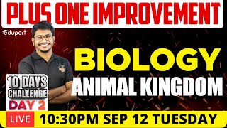 Plus One Improvement Exam  Biology  Animal Kingdom  Eduport Plus Two [upl. by Eiddam788]