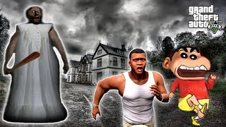 Granny Kidnapped Shinchan in Horror House in GTA 5 Hindi  Part 1  Amaan Ansari [upl. by Fulviah]