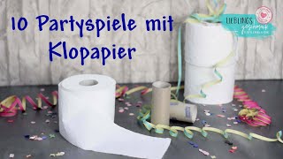 10 Partyspiele mit Klopapier ganz im Sinne von 2020 Silvester Spiele Kindergeburtstag [upl. by Odelet]