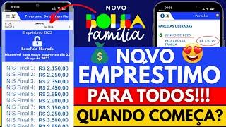 LIBERADO NOVO EMPRÉSTIMO DO AUXÍLIO BRASIL  BOLSA FAMÍLIA PARA TODOS QUANDO COMEÇA QUAL O VALOR [upl. by Paviour385]