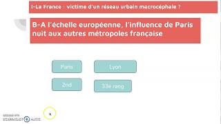 CV 143 la France la métropolisation et ses effets [upl. by Yalahs]