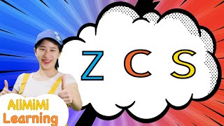 Learn Chinese Alphabet Part 6⎮Pinyin Initial Consonants 2021⎮zcs Song⎮zcs 歌⎮声母表⎮汉语拼音 声母歌 [upl. by Nhguavahs735]