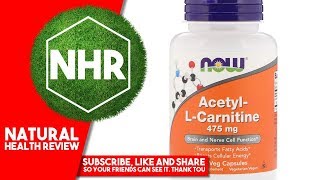 Now Foods Acetyl L Carnitine 475 mg 100 Veg Capsules [upl. by Entwistle469]