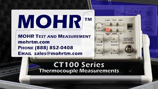 Thermocouple Cable Measurement with the MOHR CT100B series TDR [upl. by Anett494]