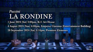 Puccinis La Rondine Trailer 202324 Season [upl. by Ervin]