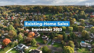 ExistingHome Sales September 2023 [upl. by Yovonnda175]