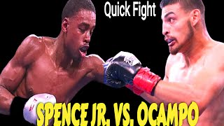 Errol Spence Jr Vs Carlos Ocampo highlights [upl. by Boesch]