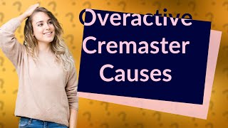 What causes overactive cremaster [upl. by Levram]