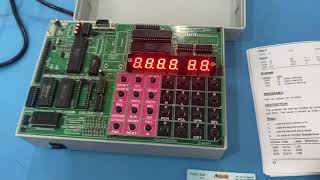 How To Use E Microprocessor Trainer 8085 with Key pad Display LED software basic working parts Abron [upl. by Aihsekel]