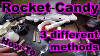 Sugar rocket propellant 3 methods [upl. by Nylzaj]