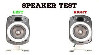 EASIEST Left and Right speaker test 1 [upl. by Kcirdorb]