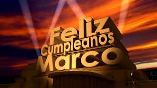 feliz cumpleaños Marco [upl. by Airotnes]