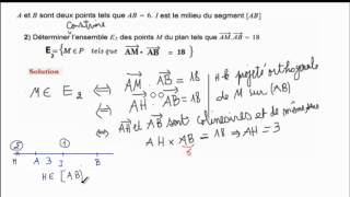 Ensemble de points produit scalaire1 [upl. by Simson]