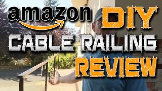 Amazon DIY Cable Railing Review Muzata Senmit Lulultn [upl. by Anahoj490]