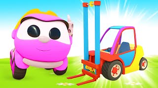 Çizgi film Küçük kamyon Leo forklift yapıyor Bebek videoları [upl. by Nuahsyt]