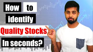 How to shortlist quality stocks in 2 minutes  Screener  English [upl. by Vine]