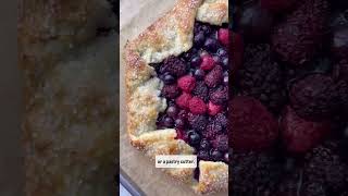 Sally McKenney  Sally’s Baking Recipes  Mixed berry galette with extra flaky buttermilk cornmeal [upl. by Service]