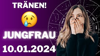 JUNGFRAU ♍️😢DU WIRST WEINEN 😭 Horoskop  10Januar 2024 jungfrau tarot [upl. by Odoric]