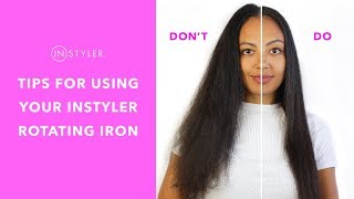 HOW TO USE YOUR ROTATING IRON l InStyler [upl. by Sabec]