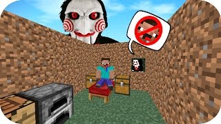 NOOB VS SAW CASA TÍTERE ASESINO MINECRAFT TROLL  ROLEPLAY [upl. by Stroup]