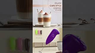 quotSwifther Handheld Electric Milk Frother  Perfect Foam for Lattes Cappuccinos amp Morequot [upl. by Niuq]